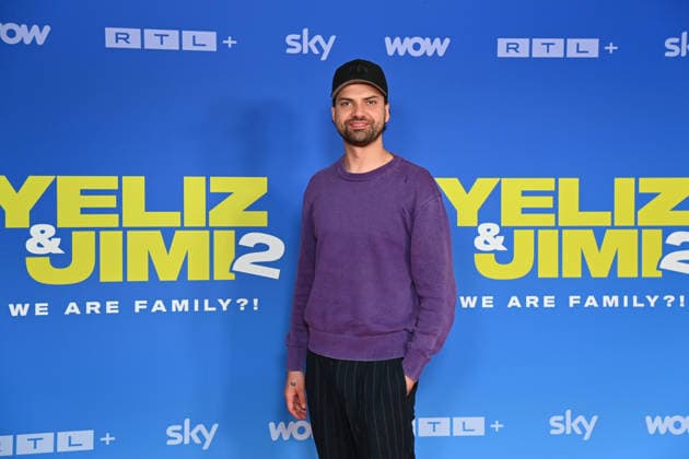 Jimi Blue OCHSENKNECHT, single frame, cropped close-up, half-length shot, half-figure PHOTO CALL to kick off Season 2 of the Sky Original series *Yeliz Jimi We Are Family* on September 16, 2026, in Unterföhring
