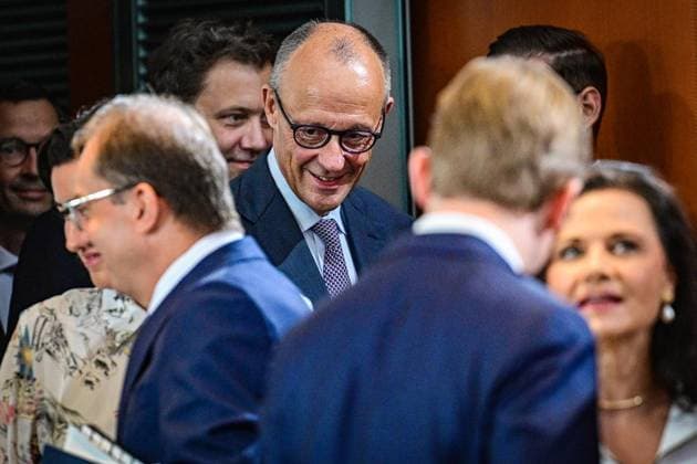 Federal Cabinet Meeting ** FOR EDITORIAL USE ONLY ** EDITORIAL USE ONLY ** p Federal Chancellor Friedrich Merz (CDU) arrives at the Federal Cabinet meeting at the Chancellery, photographed on September 16, 2026, in Berlin, Berlin, Berlin, Berlin. Copyright MaurizioxGambarini Copyright: MaurizioxGambarini doc87mo4vu5jm1w1m4wqai ,EDITORIAL USE ONLY Copyright: MaurizioxGambarini