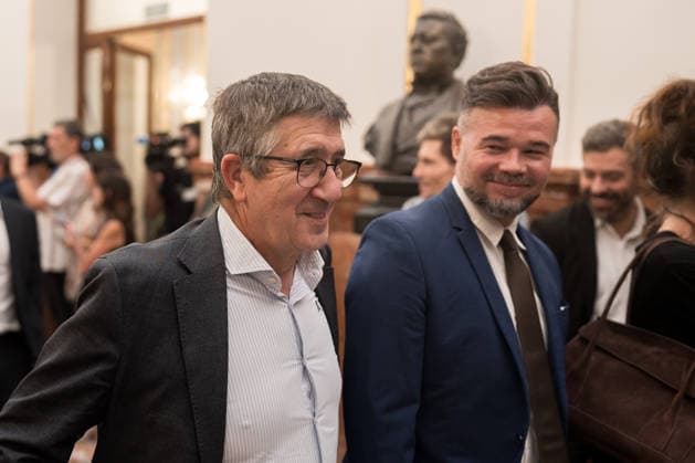 The government once again faces questions from Congress regarding the crisis in Ceuta. The PSOE spokesperson in Congress, Patxi López i, and the ERC spokesperson in Congress, Gabriel Rufián d, as they left a session of questions to the government in the Congress of Deputies, on September 16, 2026, in Madrid, Spain. The migration crisis that Ceuta has been experiencing since last July is once again the focus of the opposition’s questions to the government during the question-and-answer session, with inquiries such as what plans exist for the autonomous city and whether the government believes that Spain’s international image has been tarnished by the irregular entry of migrants. September 16 SEPTEMBER 16, 2026 CONGRESS OF DEPUTIES QUESTIONI  Copyright: xDiegoxRadamÃ sx 7779854