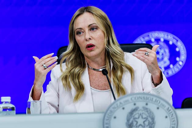 September 16, 2026, Rome, Italia, Italy: Prime Minister Giorgia Meloni during the press conference following the Council of Ministers meeting on the abolition of the car tax, Rome, 16 09 2026 Rome Italy  - ZUMAa289 20260916_zia_a289_033 Copyright: xFrancescoxFotiax xAgfx