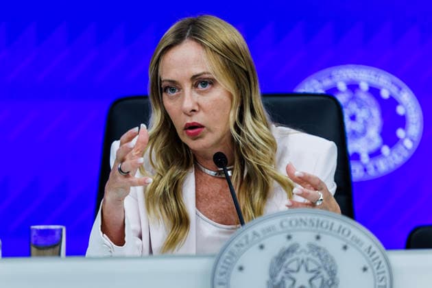 September 16, 2026, Rome, Italia, Italy: Prime Minister Giorgia Meloni during the press conference following the Council of Ministers meeting on the abolition of the car tax, Rome, 16 09 2026 Rome Italy  - ZUMAa289 20260916_zia_a289_035 Copyright: xFrancescoxFotiax xAgfx