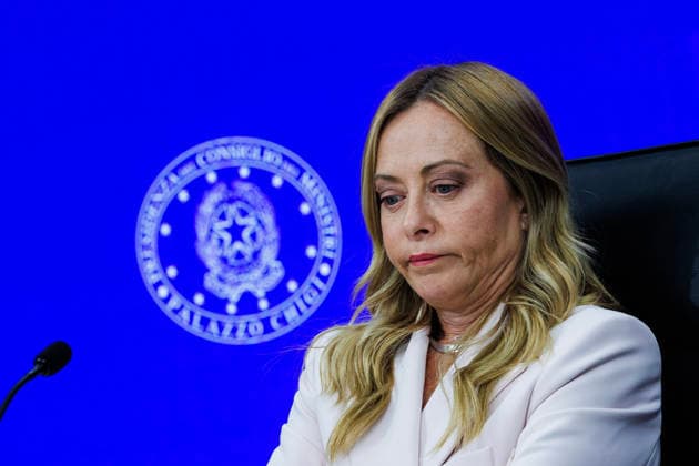 September 16, 2026, Rome, Italia, Italy: Prime Minister Giorgia Meloni during the press conference following the Council of Ministers meeting on the abolition of the car tax, Rome, 16 09 2026 Rome Italy  - ZUMAa289 20260916_zia_a289_049 Copyright: xFrancescoxFotiax xAgfx