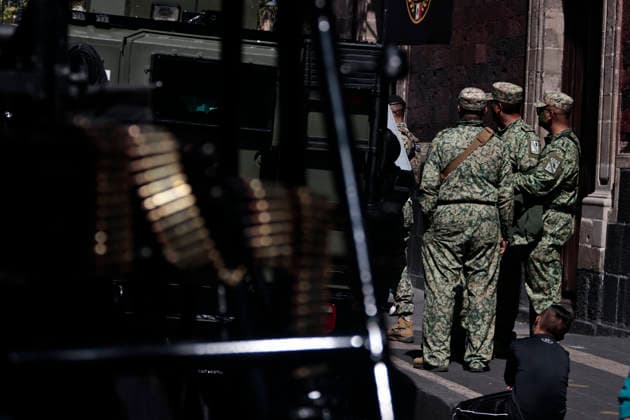 September 16, 2026, Mexico City, Cdmx, Mexico: As part of the celebration of the 216th of the Cry of Independence in Mexico, the Military Civic Parade of the Country s Armed Forces was held: thousands of elements of the Ministry of National Defense (DEFENSA), Ministry of the Navy (SEMAR), National Guard (GN), Mexican Air Force (FAM), with their different divisions such as Special Forces, Paratroopers, Cavalry, Tactical Vehicles, rescuers, among others, filled the streets surrounding the ZoÂ³calo of the city before starting to enlist with their battalions, coordinate, use their wardrobes, arrange and keep the horses calm, train vehicles and rehearse before marching in front of President Claudia Sheimbaum, who is the Supreme Commander of the - ZUMAp204 20260916_zip_p204_024 Copyright: xJosuexPerezx