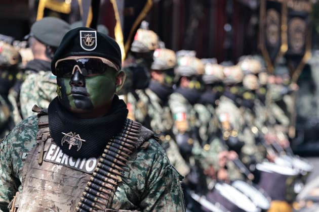 September 16, 2026, Mexico City, Cdmx, Mexico: As part of the celebration of the 216th of the Cry of Independence in Mexico, the Military Civic Parade of the Country s Armed Forces was held: thousands of elements of the Ministry of National Defense (DEFENSA), Ministry of the Navy (SEMAR), National Guard (GN), Mexican Air Force (FAM), with their different divisions such as Special Forces, Paratroopers, Cavalry, Tactical Vehicles, rescuers, among others, filled the streets surrounding the ZoÂ³calo of the city before starting to enlist with their battalions, coordinate, use their wardrobes, arrange and keep the horses calm, train vehicles and rehearse before marching in front of President Claudia Sheimbaum, who is the Supreme Commander of the  - ZUMAp204 20260916_zip_p204_028 Copyright: xJosuexPerezx