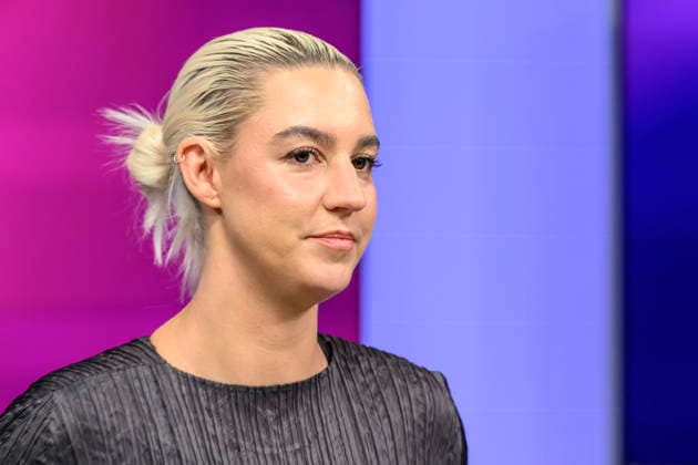 Pictured, from left: Victoria Reichelt, journalist, GER, Berlin, studio, guest on Maischberger, political talk show, TV, program, with host Sandra Maischberger, Das Erste, from Studio 20 in Adlershof, September 16, 2026, Copyright: HMBxMedia UwexKoch