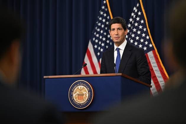 (260916) -- WASHINGTON, Sept. 16, 2026 -- U.S. Federal Reserve Chair Kevin Warsh attends a press conference in Washington, D.C., the United States, Sept. 16, 2026. The U.S. Federal Reserve on Wednesday raised its target federal funds rate by 25 basis points to a range of 3.75 percent to 4 percent to address persistent inflation, marking its first interest rate hike since July 2023. ) U.S.-WASHINGTON, D.C.-FEDERAL RESERVE-INTEREST RATE-HIKE LixRui 