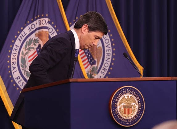 September 16, 2026, Washington, District Of Columbia, USA: US Federal Reserve Chair Kevin Warsh leaves after a news conference at the William McChesney Martin Jr. Federal Reserve Board Building in Washington, DC, USA, on September 16, 2026. The US Federal Reserve on Wednesday raised interest rates in the world s largest economy by 25 basis points to tackle stubbornly high inflation, a move sure to anger President Donald Trump, who has demanded lower rates. Washington USA - ZUMAs337 20260916_znp_s337_032 Copyright: xGentxShkullakux