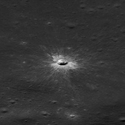 This view from the side (55º away from straight down) towards the east, covers an area of the Moon that s about 1.5 miles wide. It was taken by NASA s Lunar Reconnaissance Orbiter Narrow-Angle Camera on March 3, 2026. Officially named McGetchin after pioneering lunar scientist Tom McGetchin, the crater formed on the Moon s eastern edge sometime between April 11 and May 22, 2024, after a comet or asteroid the size of a three- to six-story building hit the surface.  WAX2026091601 NASA