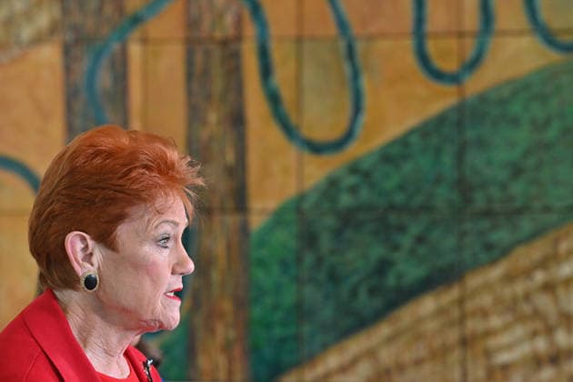 PAULINE HANSON PRESSER, One Nation Leader Pauline Hanson at a press conference at Parliament House in Canberra, Thursday, September 17, 2026. ( NO ARCHIVING CANBERRA AUSTRALIAN CAPITAL TERRITORY Australia  Copyright: xMICKxTSIKASx 20260917115913467260