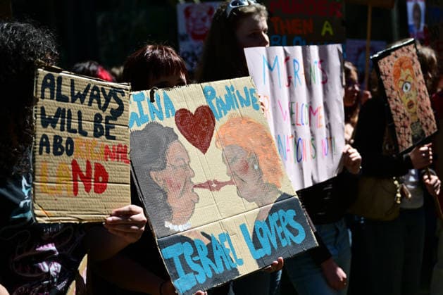 STUDENTS PROTEST HANSON, NSW school students gather for a Students Say No To Hanson nationwide rally at Sydney Town Hall in Sydney, Thursday, September 17, 2026. ( NO ARCHIVING SYDNEY NEW SOUTH WALES Australia  Copyright: xDEANxLEWINSx 20260917175226443354