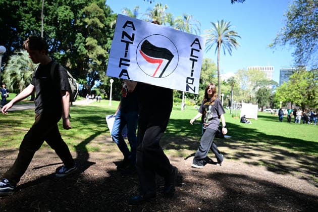 STUDENTS PROTEST HANSON, NSW school students gather for a Students Say No To Hanson nationwide rally in Sydney, Thursday, September 17, 2026. ( NO ARCHIVING SYDNEY NEW SOUTH WALES Australia  Copyright: xDEANxLEWINSx 20260917151160023597