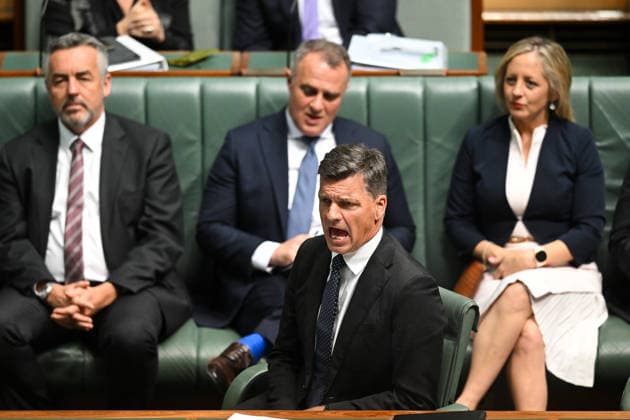 QUESTION TIME, Australian Opposition Leader Angus Taylor reacts during Question Time in the House of Representatives at Parliament House in Canberra, Thursday, September 17, 2026. ( NO ARCHIVING CANBERRA AUSTRALIAN CAPITAL TERRITORY Australia  Copyright: xLUKASxCOCHx 20260917156295582204