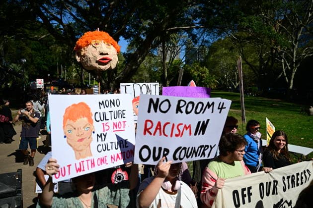 STUDENTS PROTEST HANSON, NSW school students gather for a Students Say No To Hanson nationwide rally at Sydney Town Hall in Sydney, Thursday, September 17, 2026. ( NO ARCHIVING SYDNEY NEW SOUTH WALES Australia  Copyright: xDEANxLEWINSx 20260917161239202640