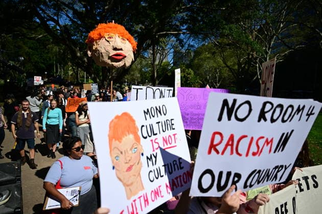 STUDENTS PROTEST HANSON, NSW school students gather for a Students Say No To Hanson nationwide rally at Sydney Town Hall in Sydney, Thursday, September 17, 2026. ( NO ARCHIVING SYDNEY NEW SOUTH WALES Australia  Copyright: xDEANxLEWINSx 20260917152591137213