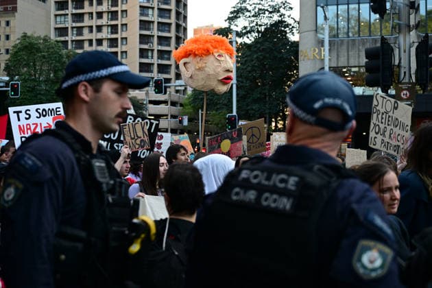 STUDENTS PROTEST HANSON, NSW school students gather for a Students Say No To Hanson nationwide rally at Sydney Town Hall in Sydney, Thursday, September 17, 2026. ( NO ARCHIVING SYDNEY NEW SOUTH WALES Australia  Copyright: xDEANxLEWINSx 20260917119138056396