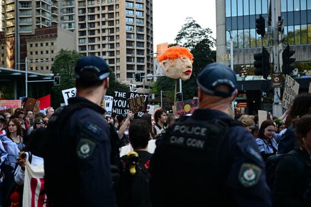 STUDENTS PROTEST HANSON, NSW school students gather for a Students Say No To Hanson nationwide rally at Sydney Town Hall in Sydney, Thursday, September 17, 2026. ( NO ARCHIVING SYDNEY NEW SOUTH WALES Australia  Copyright: xDEANxLEWINSx 20260917169129177839