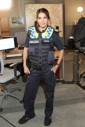 NOTRUF HAFENKANTE Anniversary: Lilli Hollunder, launch of the 20th anniversary season and the 500th episode of NOTRUF HAFENKANTE, photo op on the original set of PK 21 at Studio Hamburg, Hamburg, September 16, 2026 Copyright: xEventpressxBecherx
