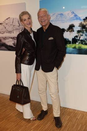 Livia Lisboa Opening, September 16, 2026: Grit Weiss and Jo Groebel, now married after 21 years; opening of Livia Lisboa’s photography exhibition in HafenCity, Hamburg, September 16, 2026 Copyright: xEventpressxMPx