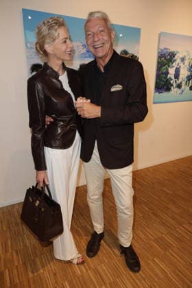 Livia Lisboa Opening, September 16, 2026: Grit Weiss and Jo Groebel, now married after 21 years; opening of Livia Lisboa’s photography exhibition in HafenCity, Hamburg, September 16, 2026 Copyright: xEventpressxMPx