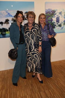 Livia Lisboa Opening, September 16, 2026; Gerit Kling, Livia Lisboa, Andrea Lüdke; Opening of Livia Lisboa’s Photographic Art Exhibition in HafenCity, Hamburg, September 16, 2026 Copyright: xEventpressxMPx