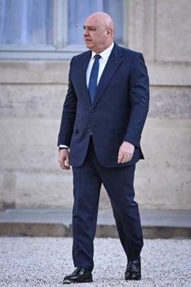 Emmanuel Macron welcomes Joseph Aoun at the Elysee FA President of the Lebanese Republic Joseph Aoun arrives to be welcomed by French President Emmanuel Macron at the Elysee Palace in Paris on September 17, 2026. Photo by Firas Abdullah ABACAPRESS.COM Paris Ile-de-France France  Copyright: xAbdullahxFiras ABACAx
