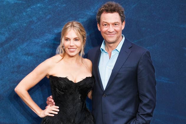 Sienna Miller and Dominic West at the world premiere of the Sky Now series *War* at the Odeon Luxe Leicester Square in London, September 16, 2026 Foto:xJ.xEdwardsx xFuturexImagex war_6970