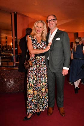 Max Dietl with his wife Inge at the premiere of Oktoberfest: A Musical—Beinah wahr (An Almost True Story), a comedy at the Bayerischer Hof in Munich on September 16, 2026