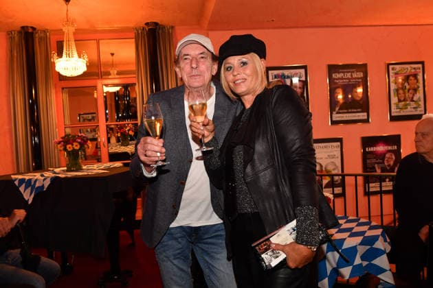 Sefan Zauner and his wife Petra at the premiere of Oktoberfest: A Musical—Beinah wahr¦ An Almost True Story, a comedy at the Bayerischer Hof in Munich on September 16, 2026