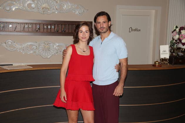 Sturm der Liebe : Pippa Fee Rupperti and Jaime Ferkic play the new Sturm der Liebe dream couple, Emilia and Massimo. Sturm der Liebe press event at Studio 4 5 of Bavaria Film in Grünwald, September 16, 2026 Copyright: xAgenturxMatthiasxWehnertx xM.xGränzdörferx