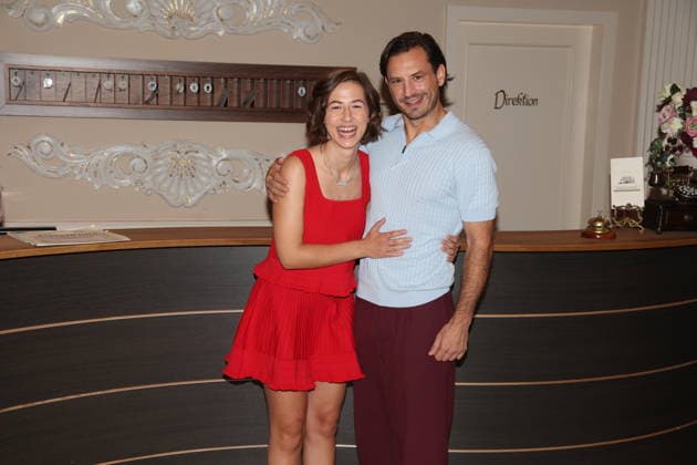 Sturm der Liebe : Pippa Fee Rupperti and Jaime Ferkic play the new Sturm der Liebe dream couple, Emilia and Massimo. Sturm der Liebe press event at Studio 4 5 of Bavaria Film in Grünwald, September 16, 2026 Copyright: xAgenturxMatthiasxWehnertx xM.xGränzdörferx