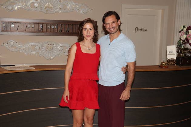 Sturm der Liebe : Pippa Fee Rupperti and Jaime Ferkic play the new Sturm der Liebe dream couple, Emilia and Massimo. Sturm der Liebe press event at Studio 4 5 of Bavaria Film in Grünwald, September 16, 2026 Copyright: xAgenturxMatthiasxWehnertx xM.xGränzdörferx