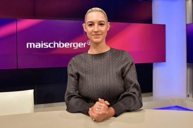 Victoria Reichelt on the ARD talk show *maischberger* at the studio in Berlin-Adlershof, Berlin, September 16, 2026 Foto:xM.xBehrensx xFuturexImagex maischberger1609_6929