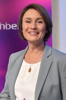 Sandra Maischberger on the ARD talk show *maischberger* in the studio in Berlin-Adlershof, Berlin, September 16, 2026 Foto:xM.xBehrensx xFuturexImagex maischberger1609_6936