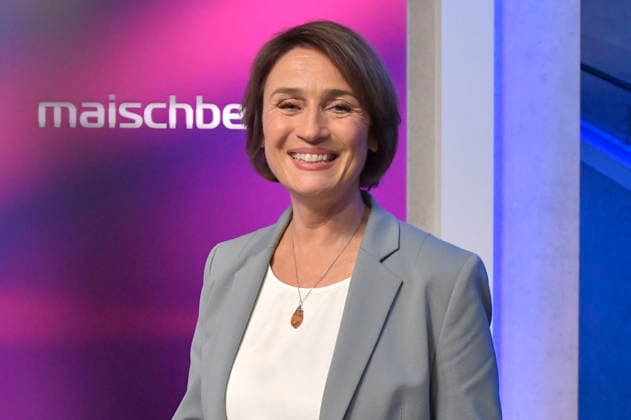 Sandra Maischberger on the ARD talk show *maischberger* in the studio in Berlin-Adlershof, Berlin, September 16, 2026 Foto:xM.xBehrensx xFuturexImagex maischberger1609_6937