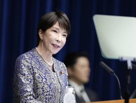 Japan PM reshuffles Cabinet Japanese Prime Minister Sanae Takaichi holds a press conference at the premier s office in Tokyo on Sept. 17, 2026, after reshuffling her Cabinet.  A14AA0005627720P