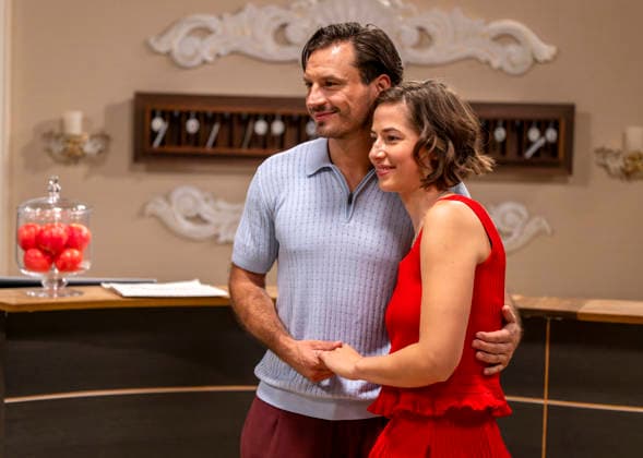 September 16, 2026, ARD telenovela *Storm of Love*, photo shoot for Season 23 on the film set in Munich, at Bavaria Film in Geiselgasteig, in the studio set of the fictional Hotel Fürstenhof. The new season premieres on November 4, 2026, featuring actress Pippa Fee Rupperti as Emilia