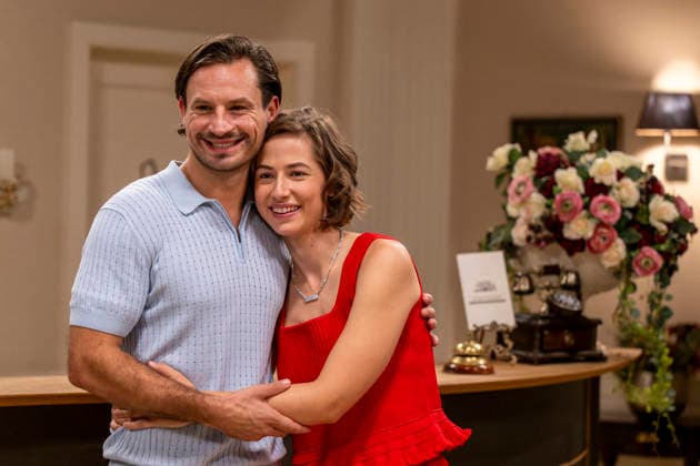 September 16, 2026, ARD telenovela *STURM DER LIEBE* (Storm of Love), photo shoot for Season 23 on the film set in Munich, at Bavaria Film in Geiselgasteig, in the studio set of the fictional Hotel Fürstenhof. The new season premieres on November 4, 2026, featuring actress Pippa Fee