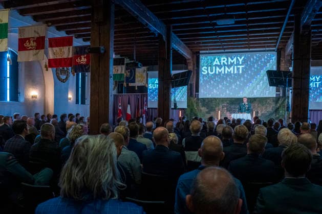 Army Summit 2026 Oslo 20260917 Commander of the Army, Major General Lars S. Lervik at the Army Summit at Akershus Fortress in Oslo. The Army and the Norwegian Atlantic Committee are organizing the Army Summit, which focuses on building European and Norwegian land defense. Photo: Heiko Junge, NTB, Oslo, Norway 9XoTebhcFHk EDITORIAL USE ONLY Ref BNC POL9XoTebhcFHk jpg  Copyright: xHeikoxJungex xNTBx