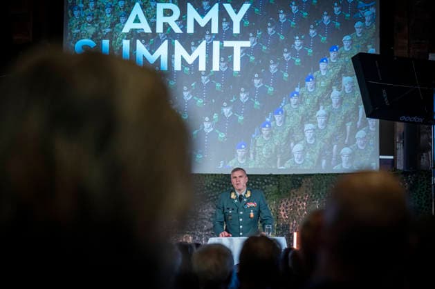 Army Summit 2026 Oslo September 17, 2026 Chief of the Army, Major General Lars S. Lervik at the Army Summit at Akershus Fortress in Oslo. The Army and the Norwegian Atlantic Committee are organizing the Army Summit, which focuses on building European and Norwegian land defense. Photo: Heiko Junge, NTB, Oslo, Norway. al euqJYjc0 EDITORIAL USE ONLY Ref BNC POLal euqJYjc0 jpg  Copyright: xHeikoxJungex xNTBx