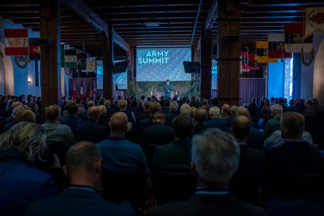 Army Summit 2026 Oslo 20260917 The Army and the Norwegian Atlantic Committee are organizing Army Summit 2026 at Akershus Fortress in Oslo. Army Summit focuses on building European and Norwegian land defense. Photo: Heiko Junge, NTB, Oslo, Norway, vRWRHLgdKjo EDITORIAL USE ONLY Ref BNC POLvRWRHLgdKjo jpg  Copyright: xHeikoxJungex xNTBx
