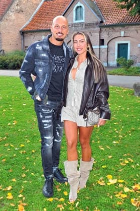 LOVE ISLAND VIP Santino Schwarzenberger and Alenssia Trasca at the LOVE ISLAND VIP premiere and screening on September 16, 2026, at Arff Castle in Cologne 20260916MWI149875