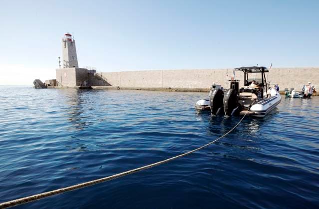 FISHERMEN BLOCK ENTRANCE TO THE PORT OF NICE PHOTOPQR NICE MATIN Jean François Ottonello Nice September 17, 2026 Fishermen block the entrance to the port of Nice, Nice, France, Sept. 17, 2026 Fishermen block the entrance to the port of Nice, demanding aid to cope with oil prices Nice, France  Copyright: xPHOTOPQR NICExMATIN MAXPPPxJeanxFrançoisxOttonellox 20260917NIM2606 20260917NIM2606