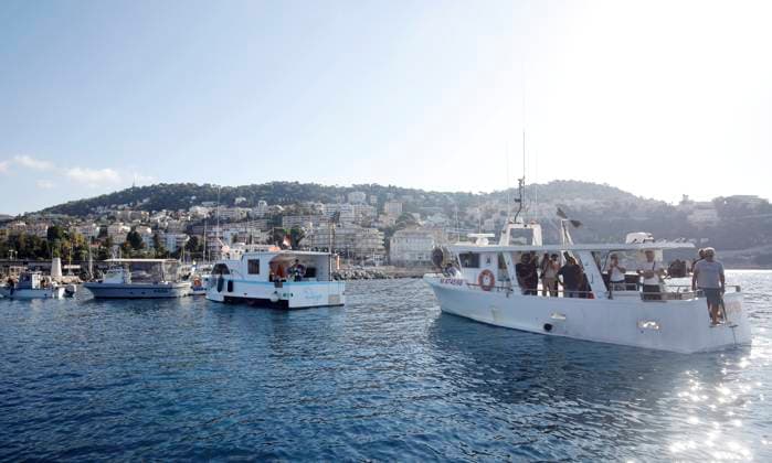 FISHERMEN BLOCK ENTRANCE TO NICE PORT PHOTOPQR NICE MATIN Jean François Ottonello Nice September 17, 2026 Fishermen block the entrance to the port of Nice, Nice, France, September 17, 2026 Fishermen block the entrance to the port of Nice, demanding aid to cope with oil prices Nice, France  Copyright: xPHOTOPQR NICExMATIN MAXPPPxJeanxFrançoisxOttonellox 20260917NIM2602 20260917NIM2602