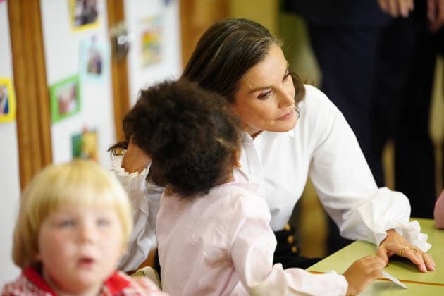 17-09-2026 Oviedo Queen Letizia at the opening of the schoolyear 2026 2027 at the Gesta Public School in Oviedo. No Spain Â  Copyright: xPPEx