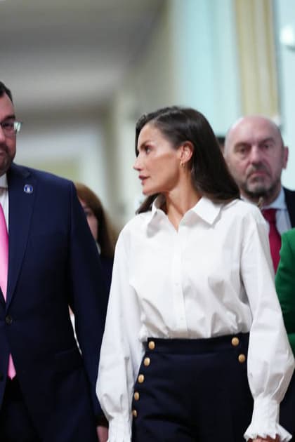 17-09-2026 Oviedo Queen Letizia at the opening of the schoolyear 2026 2027 at the Gesta Public School in Oviedo. No Spain Â  Copyright: xPPEx