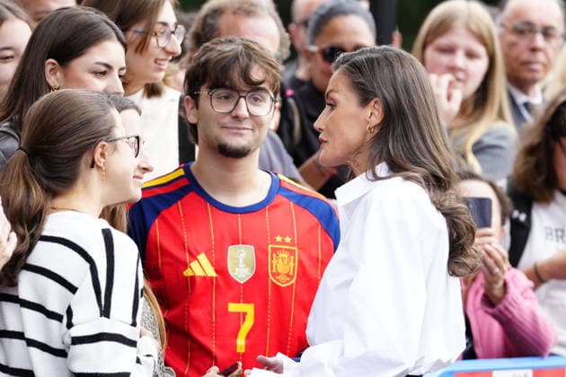 17-09-2026 Oviedo Queen Letizia at the opening of the schoolyear 2026 2027 at the Gesta Public School in Oviedo. No Spain Â  Copyright: xPPEx