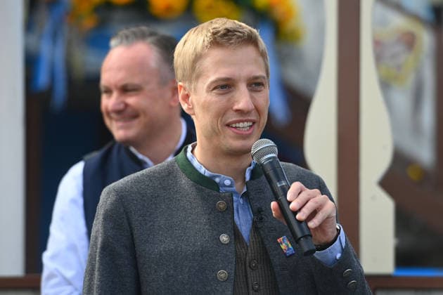 Mayor Dominik KRAUSE and Oktoberfest Director Christian SCHARPF hold a press tour ahead of the 191st Oktoberfest in 2026 on September 17, 2026