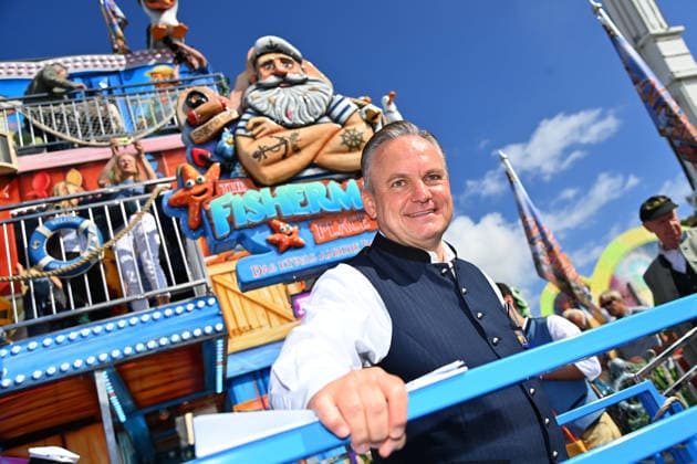 Oktoberfest Director Christian SCHARPF: Rides, Fairground Operators, Rides Press Tour Ahead of the 191st Oktoberfest in 2026 on September 17, 2026