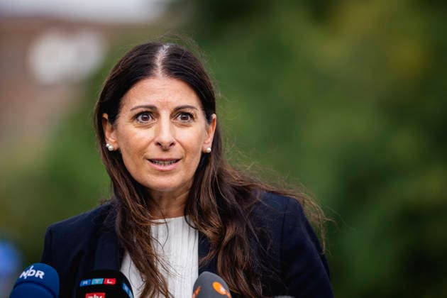 Daniela Cavallo, Chair of Volkswagen s European and Global Works Council (EKBR WKBR), photographed during a press conference in Wolfsburg on September 17, 2026. Photo taken on behalf of the Federal Ministry of Finance, Wolfsburg, Germany Copyright: xJulianexSonntag BMFx