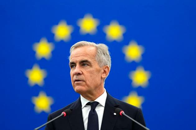 September 17, 2026, Strasbourg, France: Prime Minister Mark Carney addresses the European Parliament in Strasbourg, France, on Thursday, Sept. 17, 2026. Strasbourg France  - ZUMAc35_ 20260917_zaf_c35_002 Copyright: xJustinxTangx